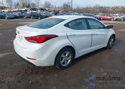 2015 Hyundai Elantra Se z USA, uszkodzony, nr VIN 5NPDH4AE2FH601756